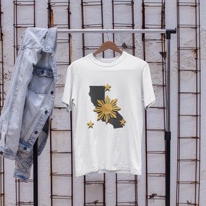 Bay Area Golden Gate Bridge - Filipino Pinoy Pride - Unisex Short Sleeve Tee
