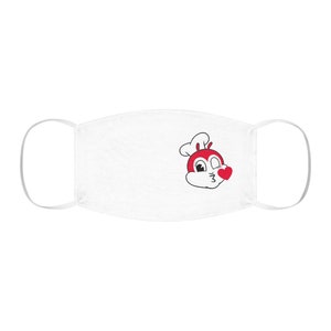 Jollibae Jollibee Cute Filipino Inspired Polyester Face Mask White Background