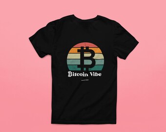 Camiseta de estilo suave unisex Bitcoin Vibe,