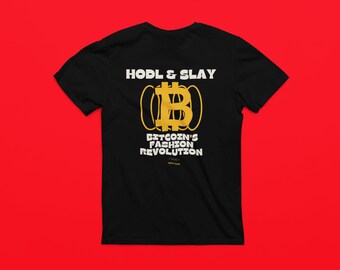 Camiseta HODL Bitcoin: Camiseta de la revolución de la moda criptográfica