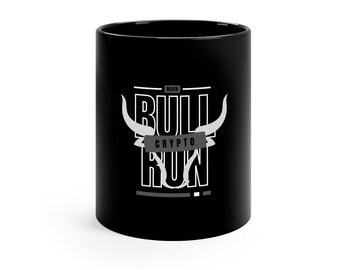Taza "Bitcoin Bull Run": regalo para comerciantes de criptomonedas