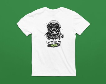 Camiseta de criptomoneda XRP: Inversión en Ripple, camiseta unisex de algodón