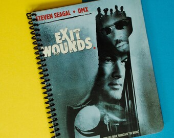 DVD Notebook Exit Wounds Upcycled Vintage Movie Case Journal