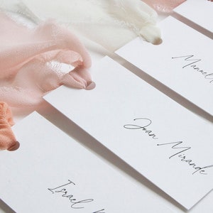 Printed Elegant Wedding Table Place Cards