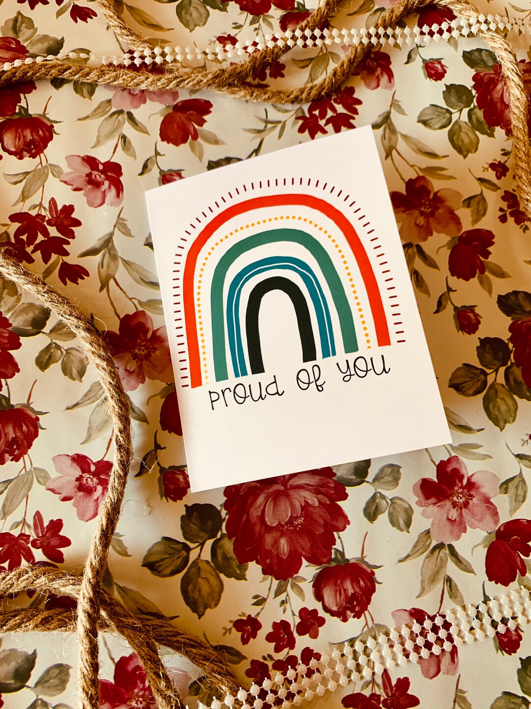 Proud of You Card Greeting Card Pen Pals Stationery Compliment Card - Etsy