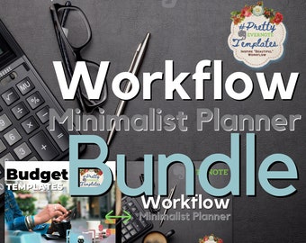 Evernote Workflow and Budget Digital Planner BUNDLE