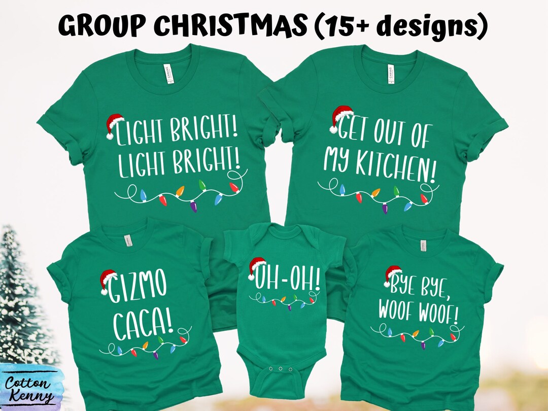 Gremlins Movie Quotes Shirt Matching Family Christmas Pajamas Etsy