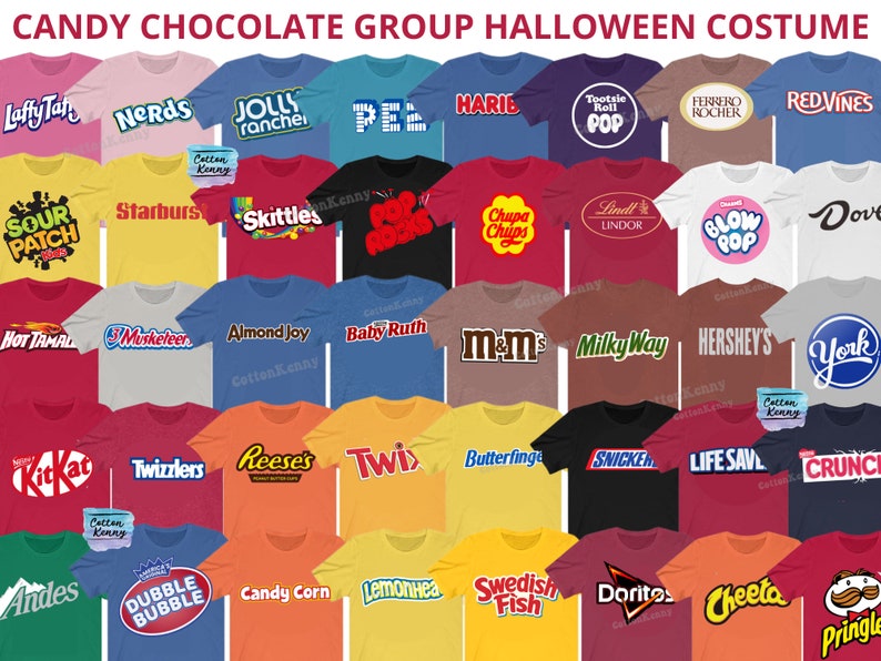 Candy tshirt group halloween costumes group candy shirt adult teacher halloween couple costume friend family tootsie roll pop sour patch tee 