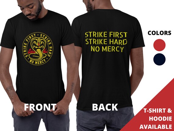 Cobra Kai Shirt Front Back Printing 