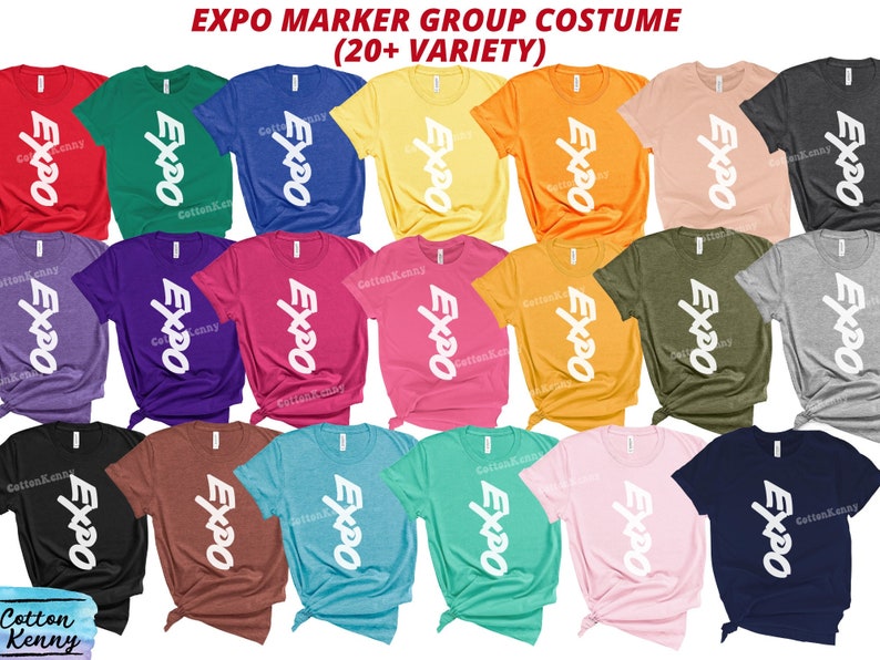 Expo Teacher Group Halloween Shirts Expo Marker Shirt Work Etsy