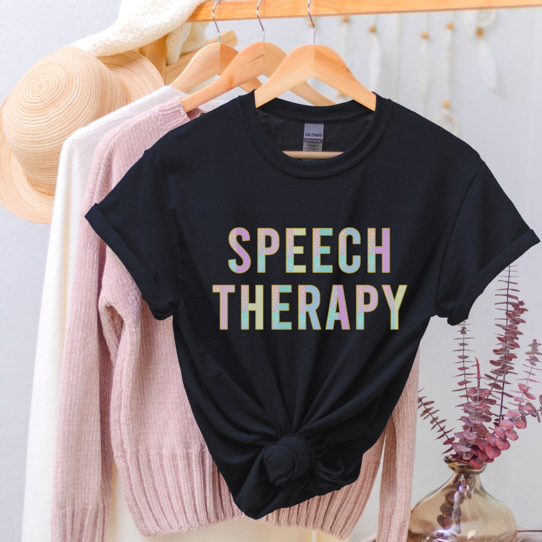 Speech Therapy Leopard Shirt Cheetah Speech Therapy Tshirt - Etsy