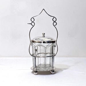 Victorian Pickle Castor Richard Richardson Sheffield Silver Plate EAPG Jar