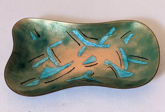 Mid Century Enamel Art on Copper Signed by Adare/… - image 8