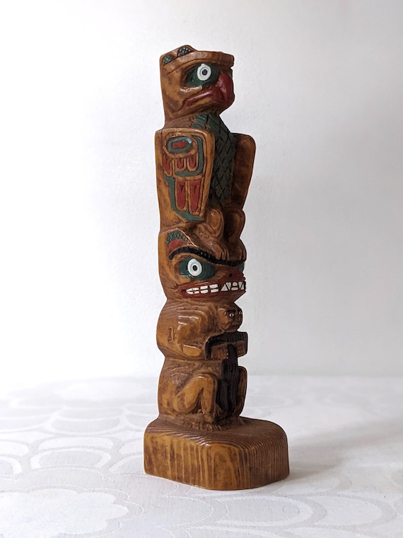 ビンテージ カナダ TRIBAL BY PEARLITE VANCOUVER B.C トーテムポール