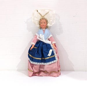 French Celluloid Doll, 1956 Christiane de Champagne, Vintage World-Wide Doll Club Set