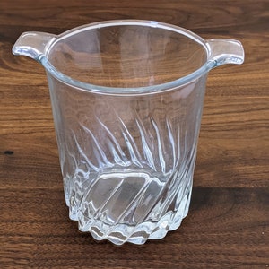 Vintage Cut Glass Crystal Ice Bucket by Cristal D'Arques-Durand in Flamenco Pattern