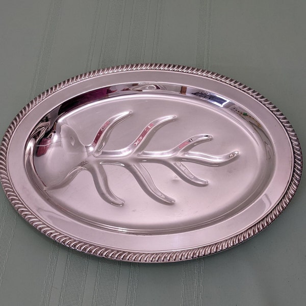 Silverplate Tree of Life Meat Tray Etsy