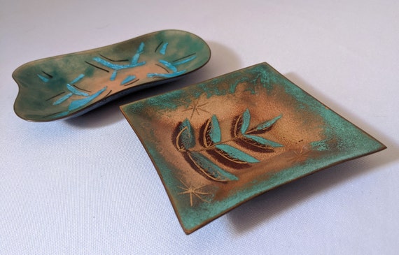 Mid Century Enamel Art on Copper Signed by Adare/… - image 4