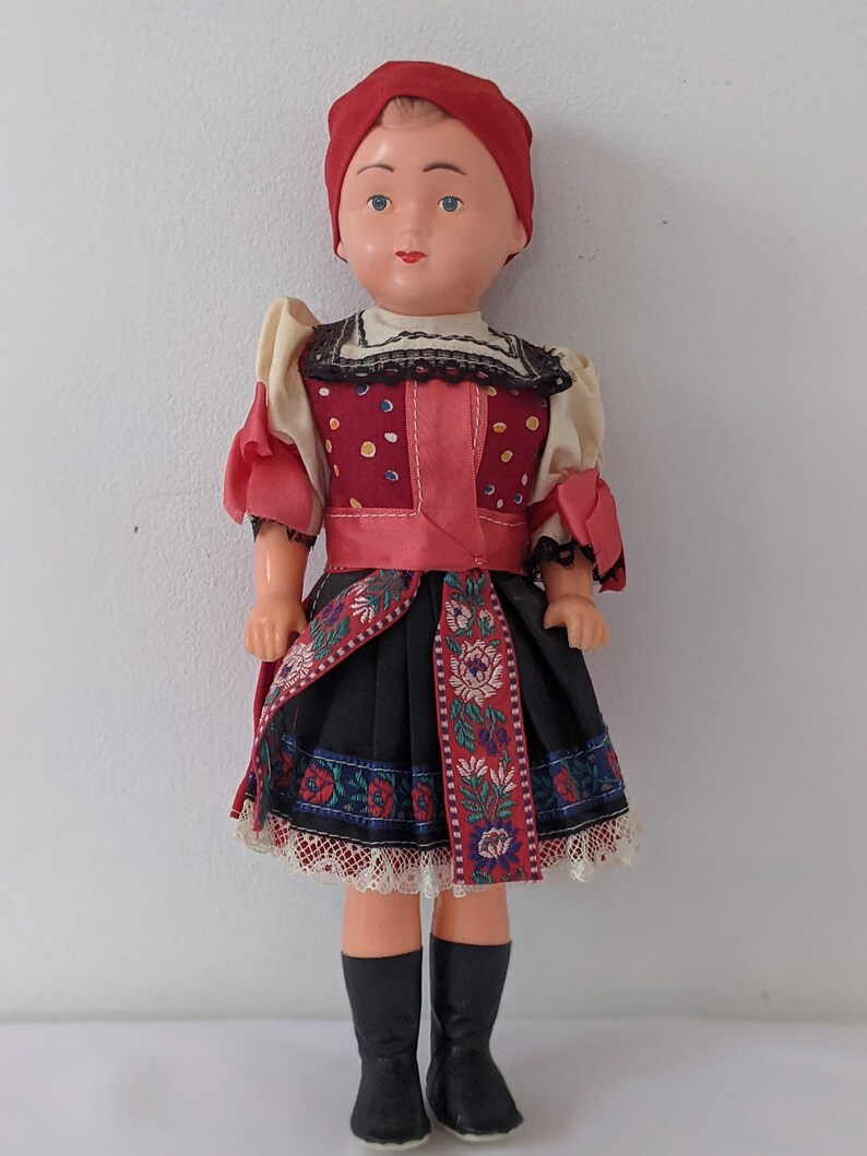 Vintage Czechoslovakian Folk Art Dolls. Czech Lidova Tvorba. - Etsy