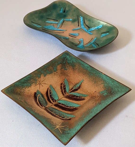 Mid Century Enamel Art on Copper Signed by Adare/… - image 3