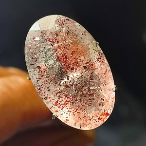 Lepidocrocite/Super Seven Oval Shape Cut Stone Gemstone, Size 15x24x9MM, Loose Gemstone, Semi Precious Gems for Jewelry Making
