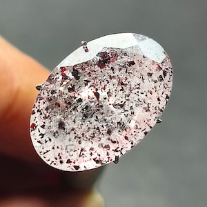 Lepidocrocite/Super Seven Oval Shape Cut Stone Gemstone, Size 13x19x6MM, Semi Precious Gems for Jewelry Making