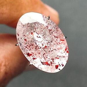 Lepidocrocite/Super Seven Oval Shape Cut Stone Gemstone, Size 11x13x8MM, Loose Gemstone, Semi Precious Gems for Jewelry Making