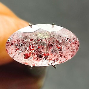 Lepidocrocite/Super Seven Oval Shape Cut Stone Gemstone, Size 10x18x8MM, Loose Gemstone, Semi Precious Gems for Jewelry Making