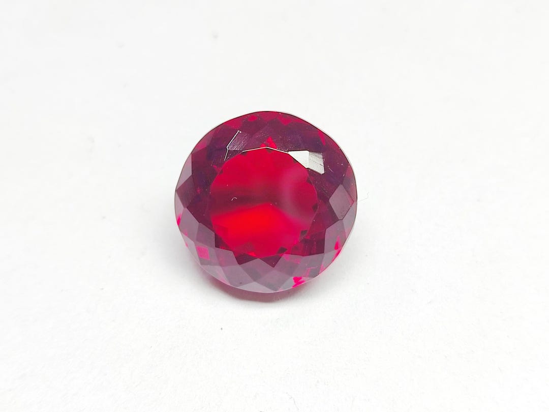 Red Hydrostone Red Hydro Cutstone Quartz : Round Shpae Cutstone for Jewelry Making ...