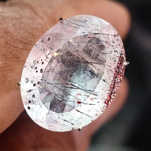 Lepidocrocite/Super Seven Oval Shape Cut Stone Gemstone, Size 14*5x19x8MM, Loose Gemstone, Semi Precious Gems for Jewelry Making