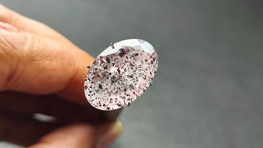 Lepidocrocite/super Seven Cut Stone Gemstone/oval Shape / Size ...