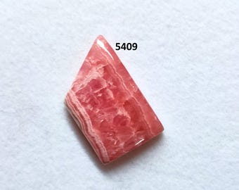 Rhodochrosite Cabochon: Polished Gemstone for Jewelry Making