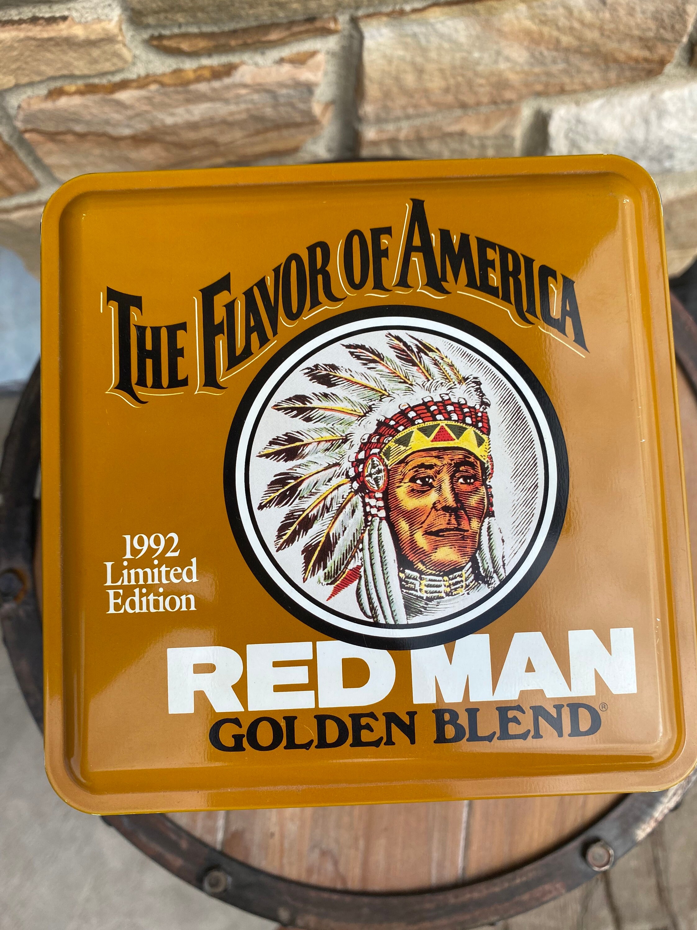 Vintage Collectable 1992 Red Man Golden Blend Special Edition Etsy