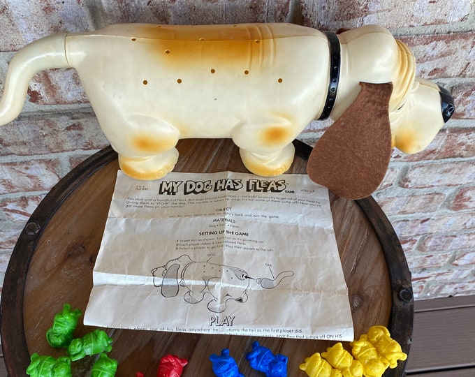 Vintage 1970s My Dog Has Fleas Game Etsy