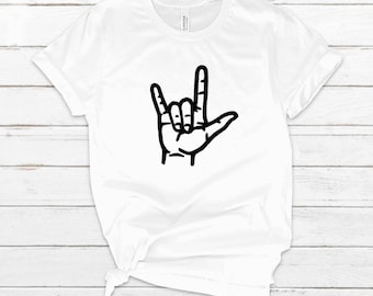 Sign Language Shirt - Etsy
