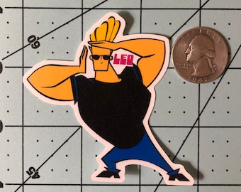 Johnny Bravo animation Cel 11x14inch framed with COA from Cartoon Network