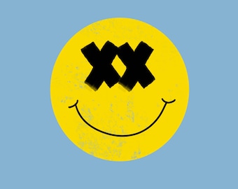 Smiley Face Print
