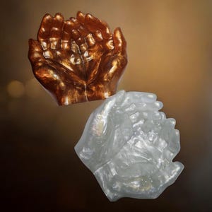 Whole World in His Hands | Ceramic Hands Holding Yellow