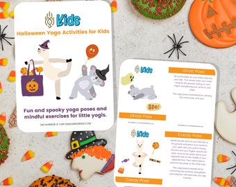 27 Halloween Yoga Activities for Kids | Fun and Engaging Activities for Young Yogi's | Yoga for Kids | Mindfulness | Kids Yoga