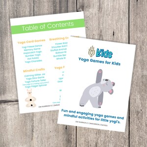 Yoga Games for Kids | Fun and Engaging Yoga Games and Mindful Activities for Young Yogi's | Yoga for Kids | Mindfulness | Kids Yoga | Games