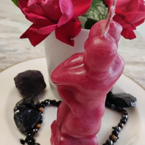 Couples  figure candle, love ritual spell candle