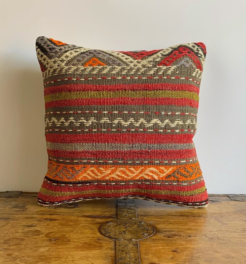 Home Decor Kilim pillow Lumbar,Kilim Pillow Cover,Cushion Cases,Kilim Cushion Cover No:184