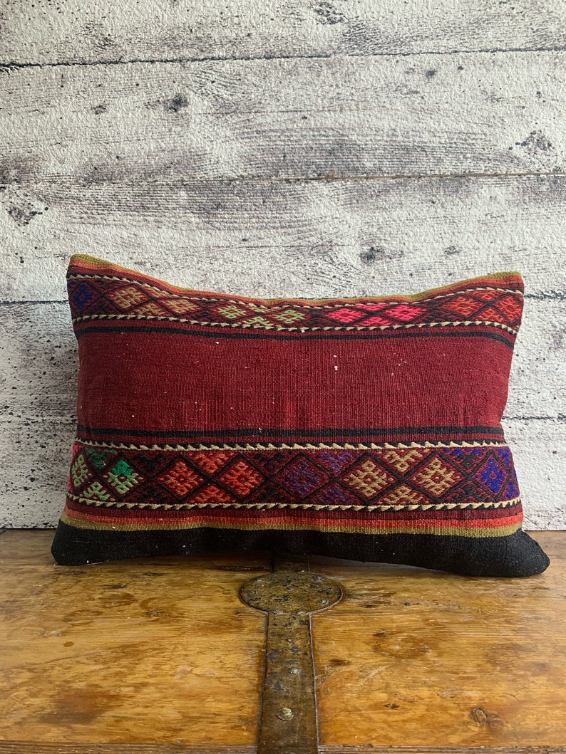 Handwoven Kilim Pillow,Decorative Pillow,Kilim Pillows,Kilim Pillow Cover,Boho Kilim Pillow No:0783