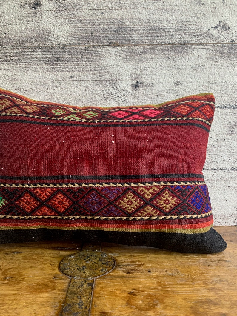 Handwoven Kilim Pillow,Decorative Pillow,Kilim Pillows,Kilim Pillow Cover,Boho Kilim Pillow No:0783