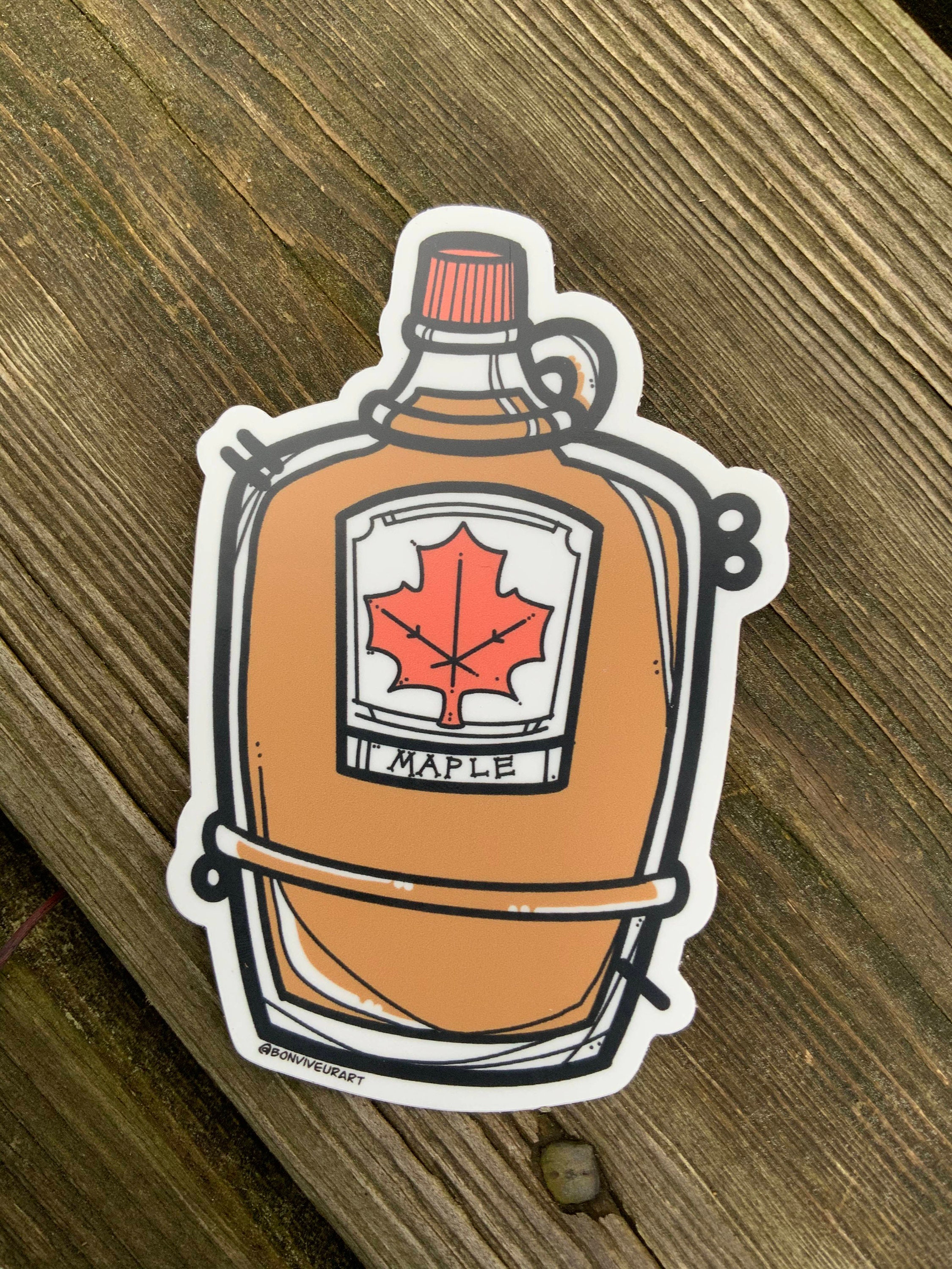 Maple Syrup Sticker Etsy