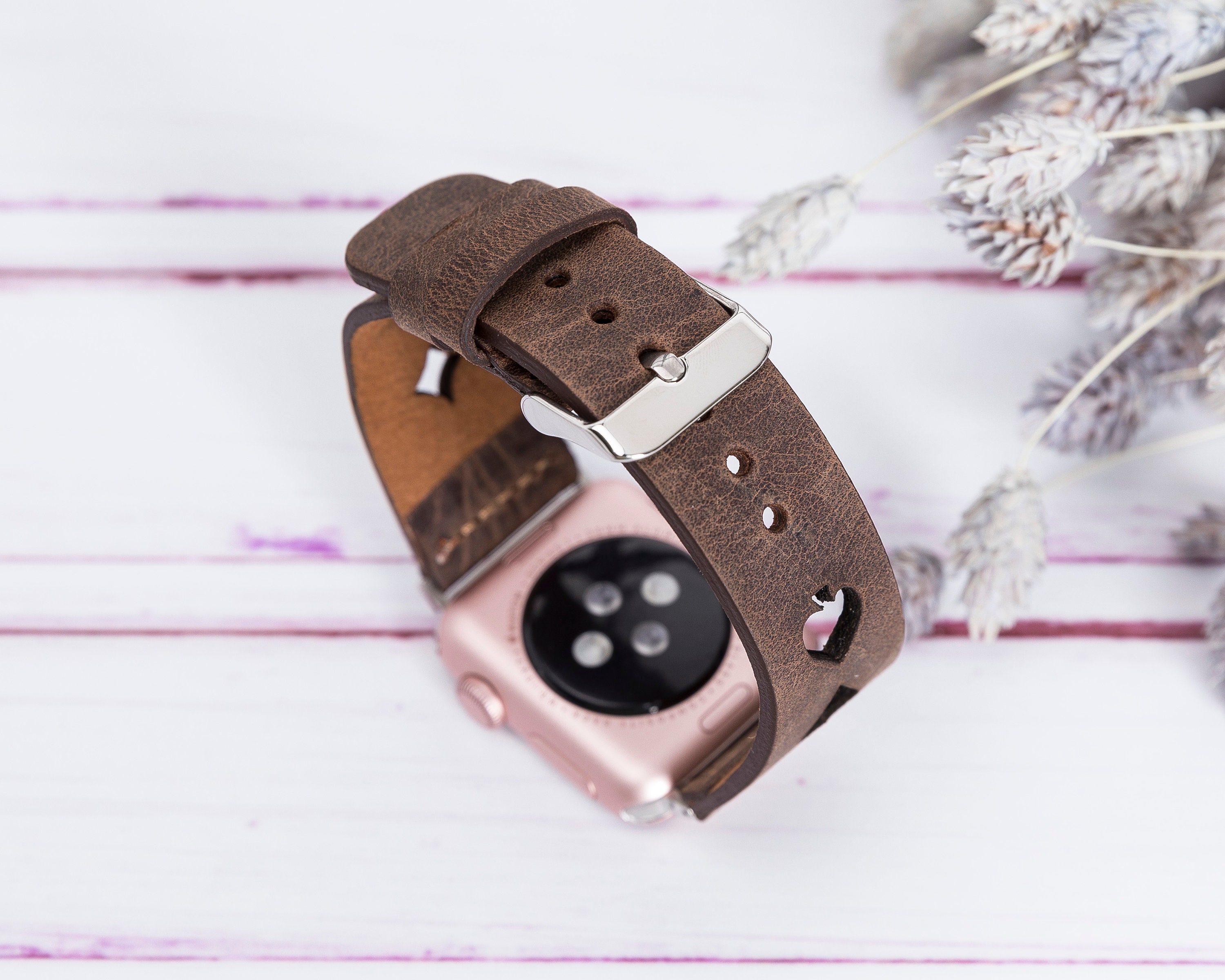 dark brown apple watch band
