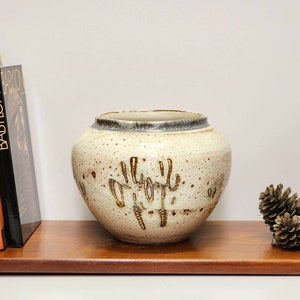 Vintage Israeli Pottery Art Harsa Beersheba Large Decorative Vase