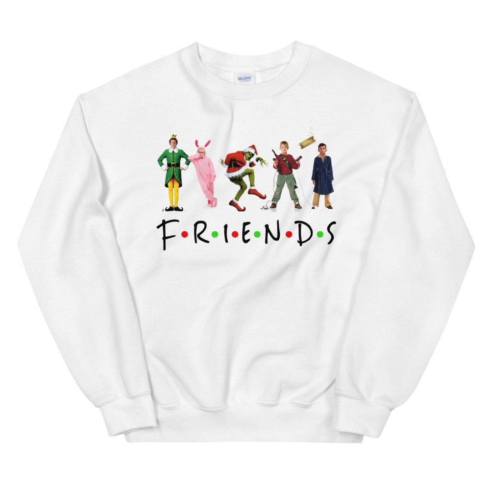 Christmas Friends Sweatshirt Christmas Sweater Funny  Etsy