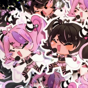 VSHOJO Punk IronMouse 2.5&quot; Stickers | Vtuber Laminated Vinyl Sticker | Water Resistant, Scratch Resistant