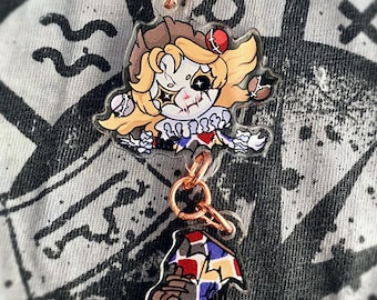 Identity V Acrylic Linking Charm | Hullabaloo | Mike Morton | Acrobat Hunter Form Acrylic Keychain
